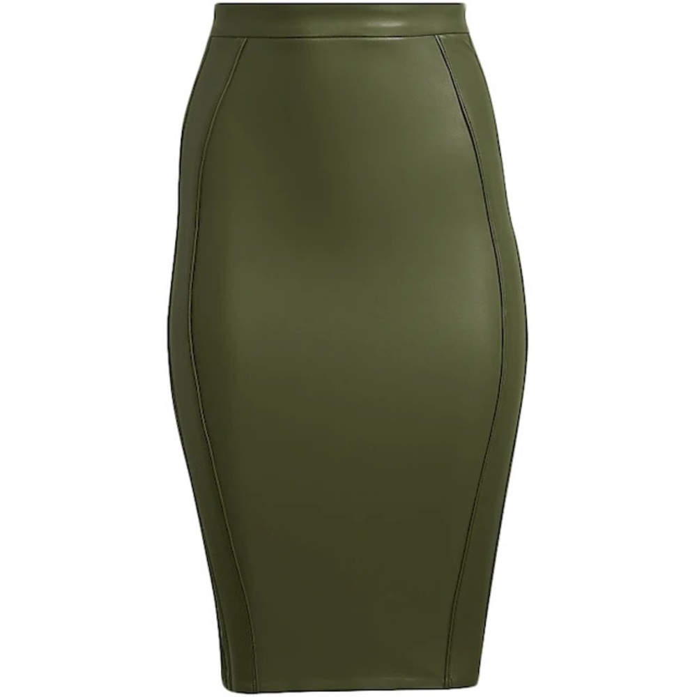 adidas Ivy Park Halls of Ivy Faux Leather Skirt (Plus Size)